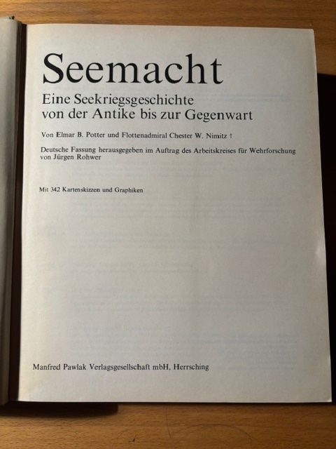 Bücher: Sachbuch: "Seemacht" – Gebraucht aus Seon von retep012 3