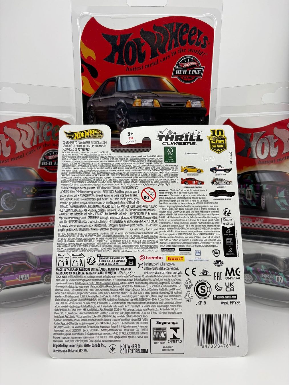 Hot Wheels Modellini d'auto: Hot Wheels Mitsubishi Lancer Evolution VI Thrill Climbers – Nuovo e nell'imballaggio originale da Flawil venduto da HeisseReifen 5