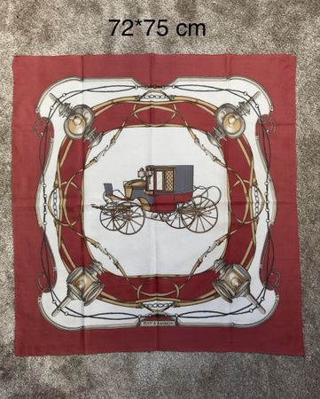 Foulard vintage Jean de Bahrein 72x75 cm