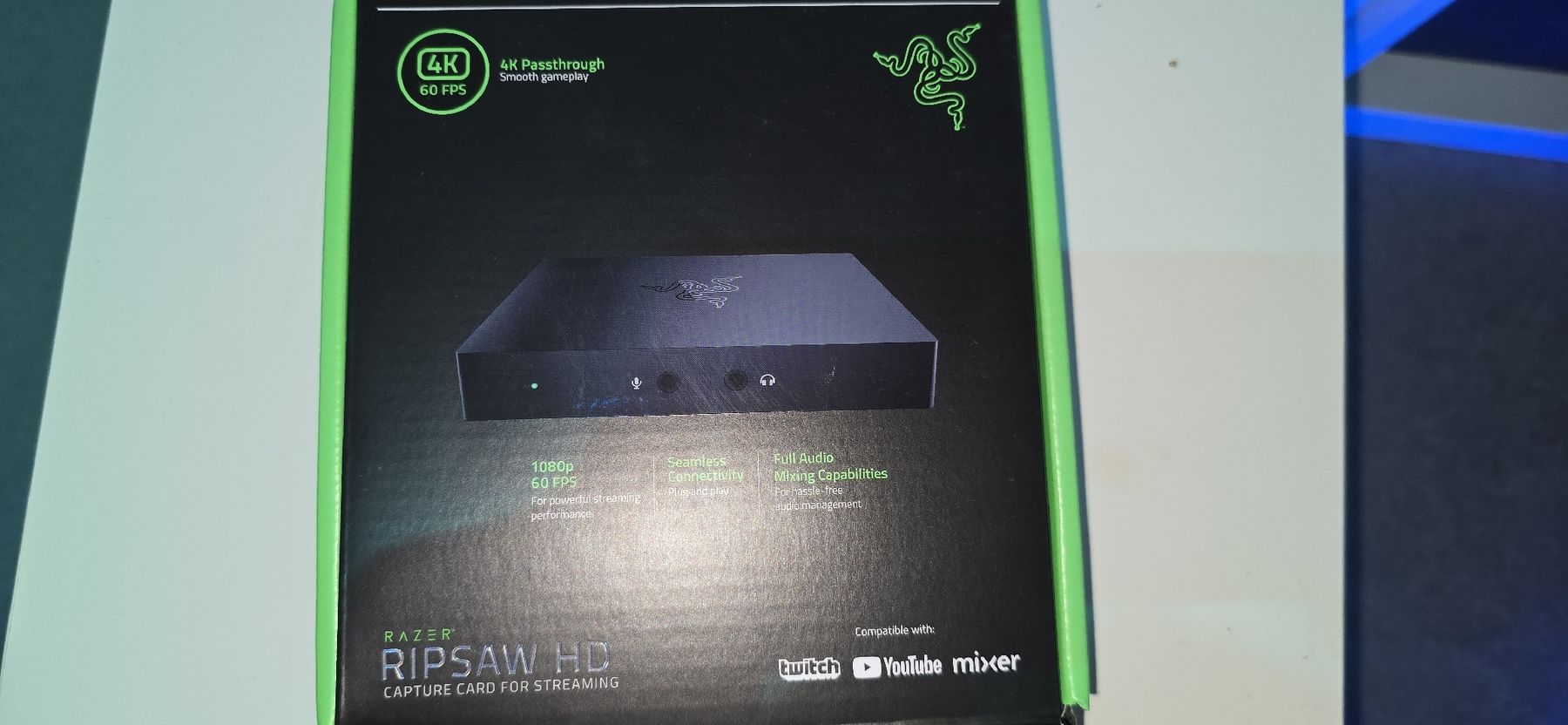 Registratori: Razer Ripsaw HD Capture Card – Nuovo e nell'imballaggio originale da Bremgarten AG venduto da Vleskoota 1