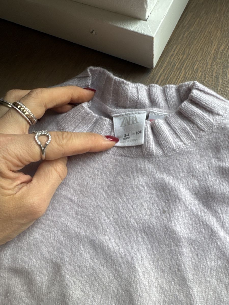 Zara Pullover & Sweatshirts: 100% Kaschmir Pullover hell lila violett 104 – Gebraucht aus St. Gallen von LkN_34 1