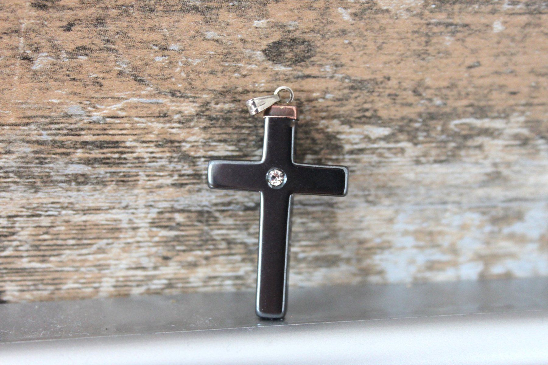 Ciondoli: Schmuck-Anhänger / Hämatit Kreuz – Usato da Otelfingen venduto da Jupi07