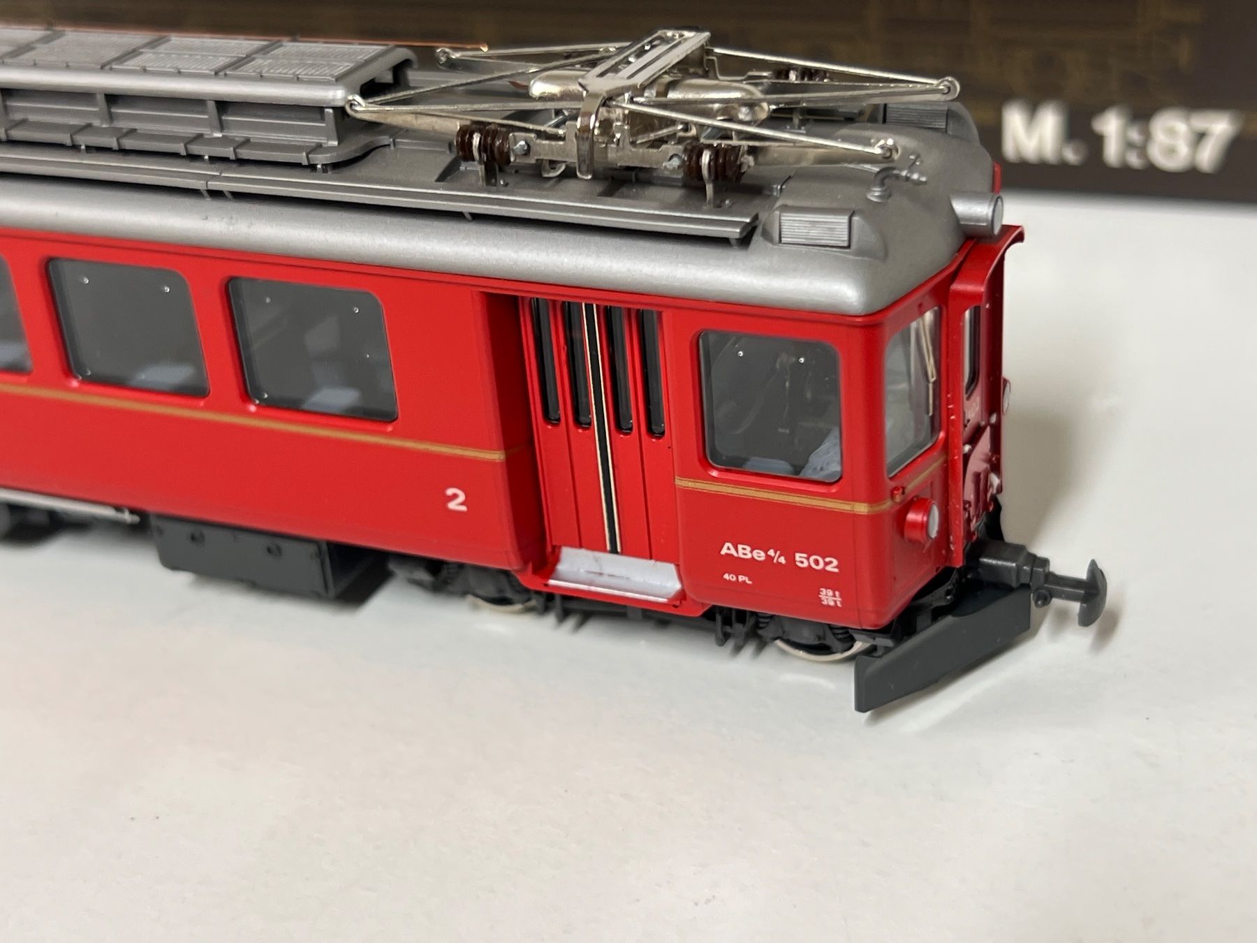 Bemo Modellini di ferrovie: Bemo H0m 1265/2 - RhB ABe 4/4 Nr.502 – Nuovo (secondo la descrizione) da Neuenhof venduto da ludovicco 3