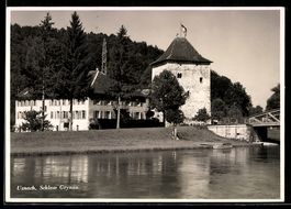 AK Uznach, Schloss Grynau, 1953