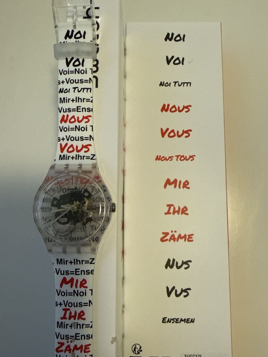 Swatch Smartwatch: Swatch Watch Transparent Limited Collection new – Nuovo e nell'imballaggio originale da Luzern venduto da Alsu_Lucerne 2