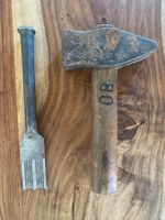 Fitschenbeitel - Eisen mit Hammer antik