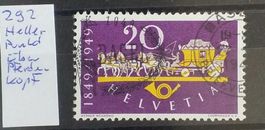 1714) 292, Abart heller Fleck über Pferdekopf