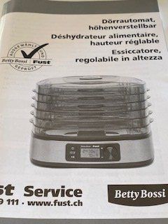 Betty Bossi Elettrodomestici da cucina: Dörrapparat – Usato da Zumikon venduto da Karin54 2