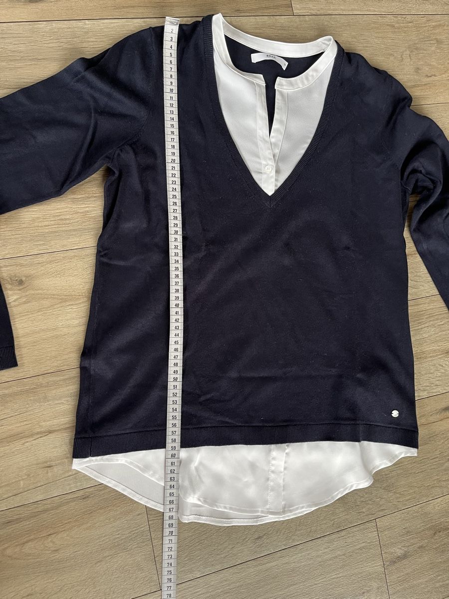 Brax Pulls & Sweat-shirts: Brax Blusenpullover dunkelblau – Neuf (Voir description) à Kerns par osco01 4