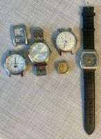 Lot de 5 montres  - Vente en l’état / Pour pièces 