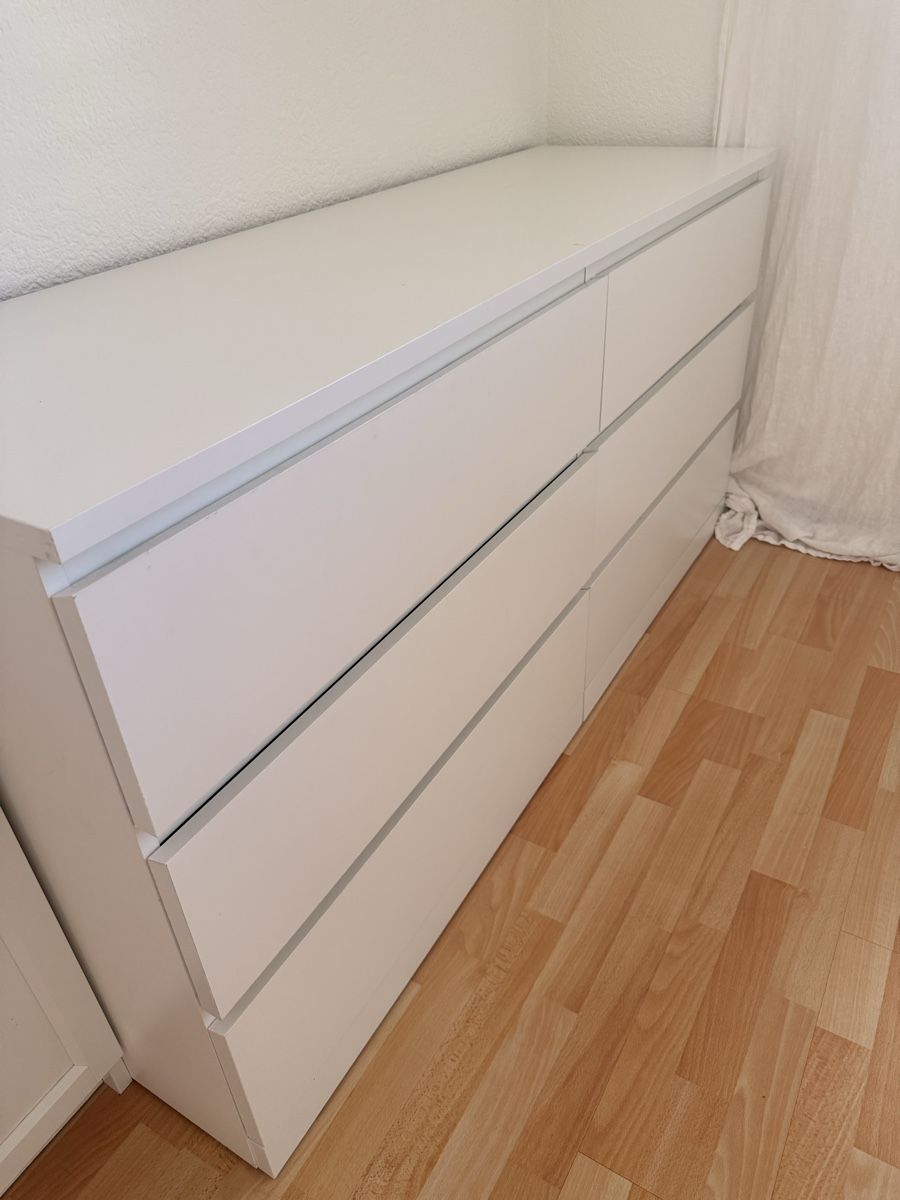 Commodes: Kommode weiss 6 Schubladen IKEA Malm – D'occasion à Bern par dar_h2jx 1