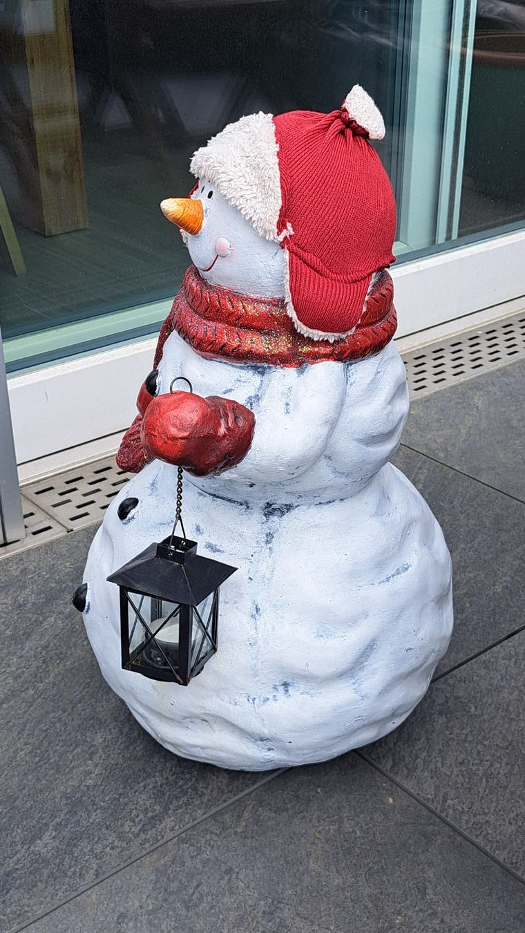 Statuette: Deko-Schneemann 55 cm hoch – Usato da Männedorf venduto da Heni68 1
