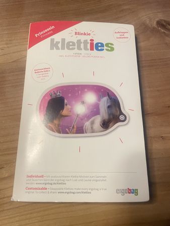Klettie Set mit Pferd, 4 Teile, neuwertig