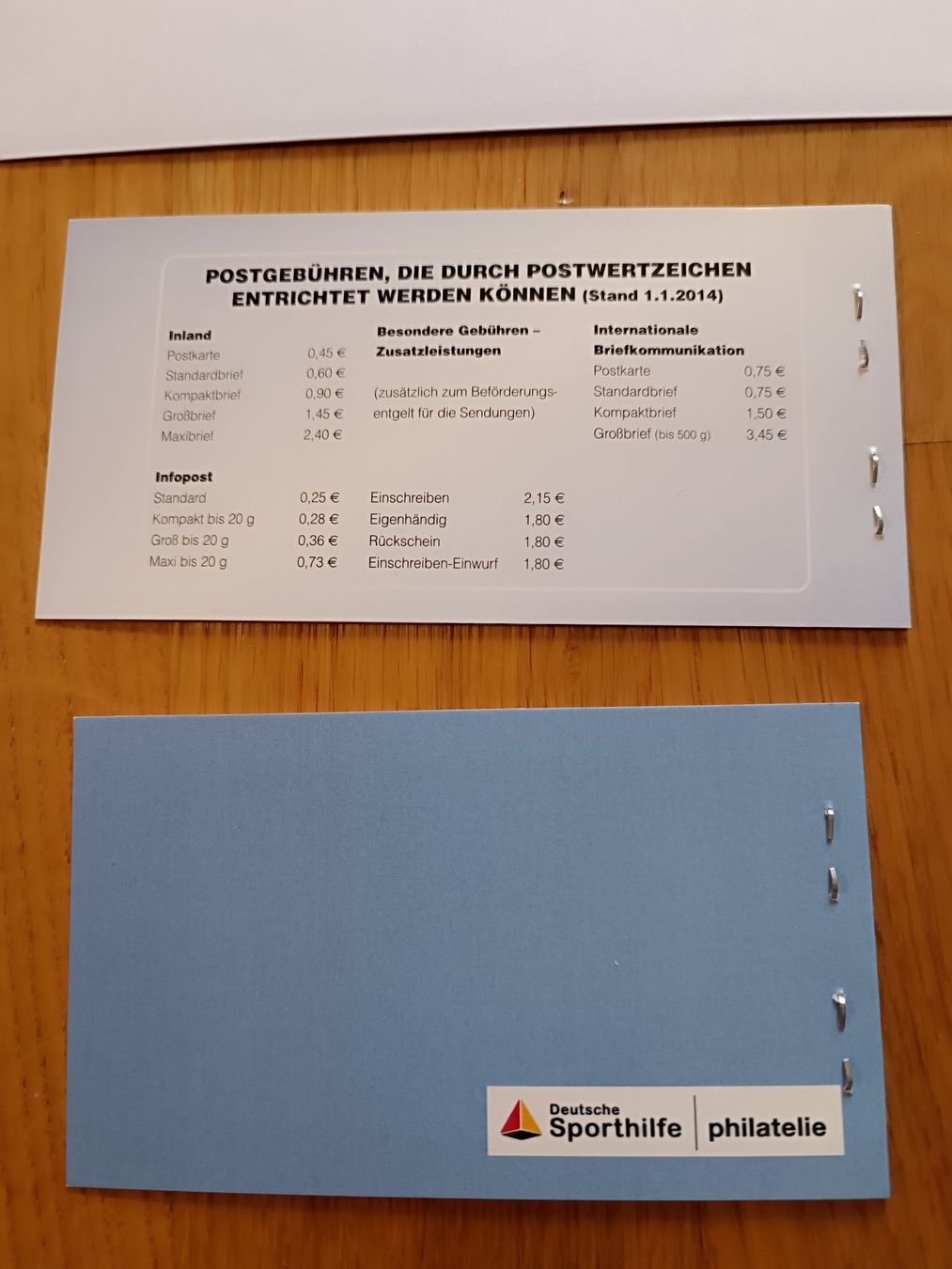 Tutti i francobolli: Ersttagsbrief und Markenheft – Nuovo (secondo la descrizione) da Otelfingen venduto da patida 6