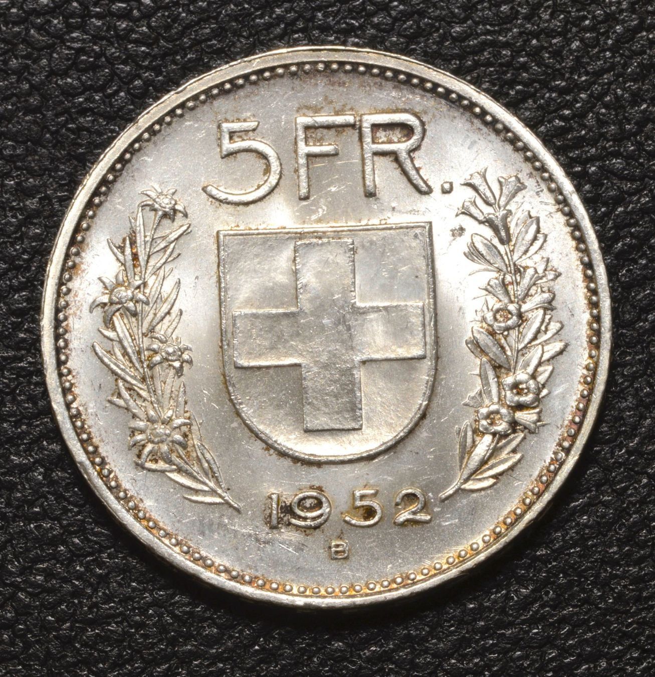 Tutti le monete: 5 Franken 1952 – Usato da Oberglatt ZH venduto da ZH111 2