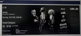 2 x ZZ Top Ticket Parkett Stehplatz 14.07.2026