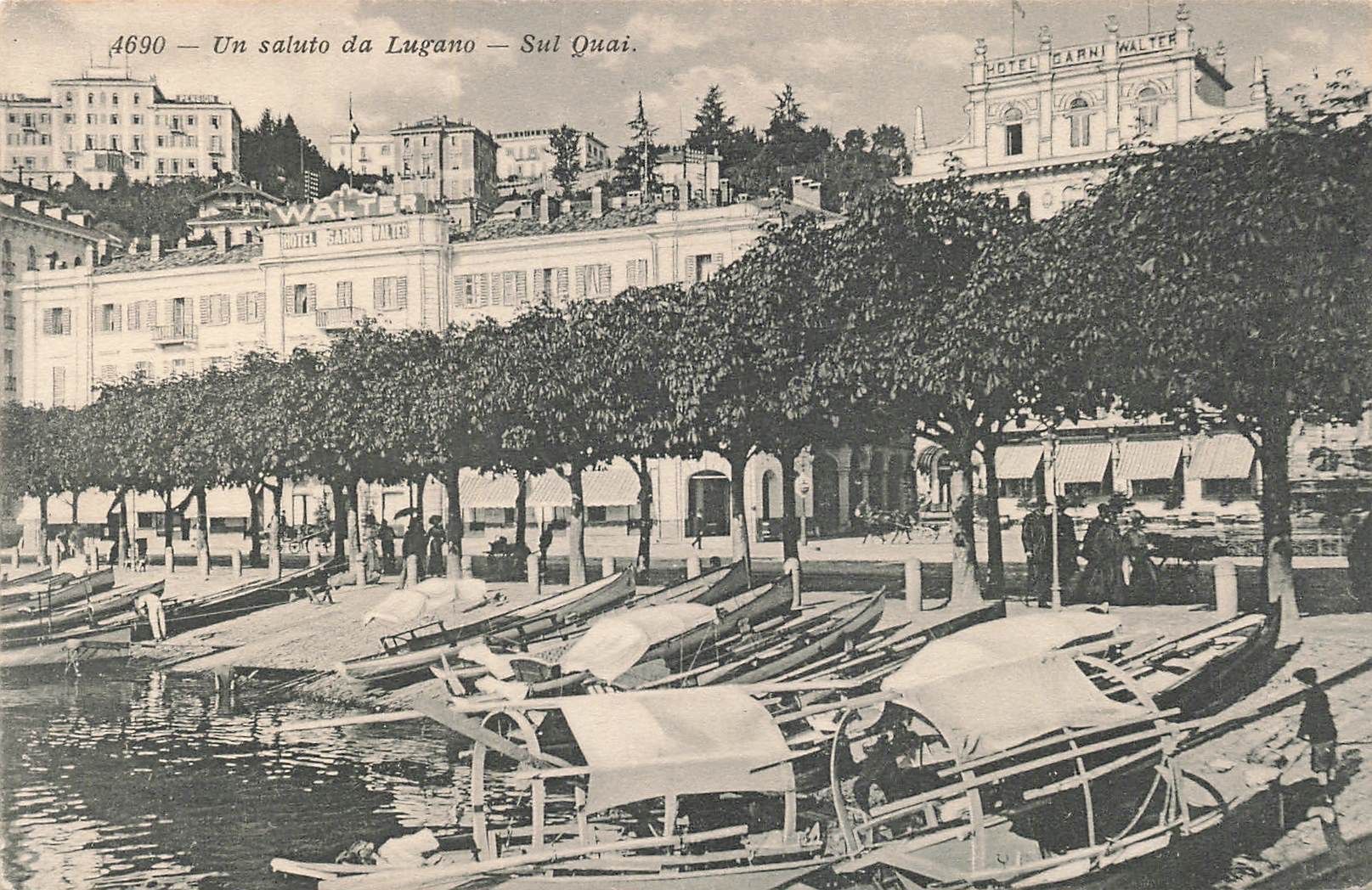 Cartes postales: Lugano barche persone – D'occasion à Biasca par Blenio71