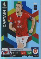 EURO 2024 Topps MATCH ATTAX CAPTAIN CZE 10 TOMAS SOUCEK foil