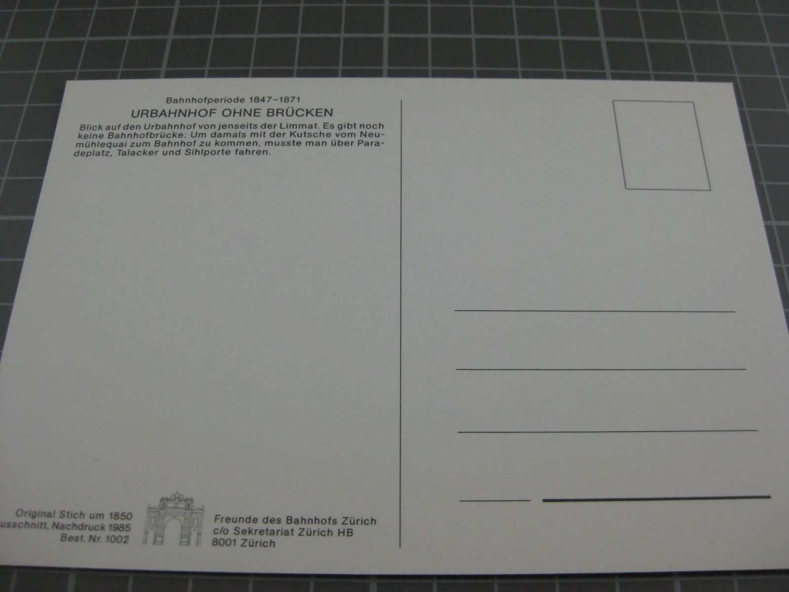 Cartoline postali: Hauptbahnhof Zürich – Nuovo (secondo la descrizione) da Malters venduto da Marosko 1