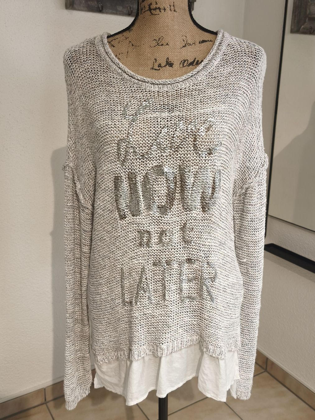 Pulls & Sweat-shirts: Marc Aurel Pullover Damen Grösse 42 gestrickt meliert – Neuf (Voir description) à Emmetten par SecondhandSiska