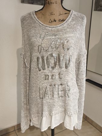 Marc Aurel Pullover Damen Grösse 42 gestrickt meliert