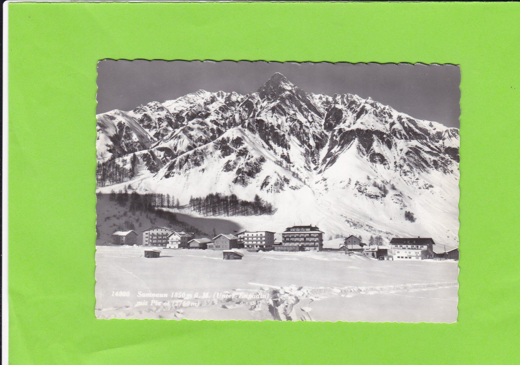 Ansichtskarten: Samnaun, Winter – Gebraucht aus St. Peterzell von neckertal