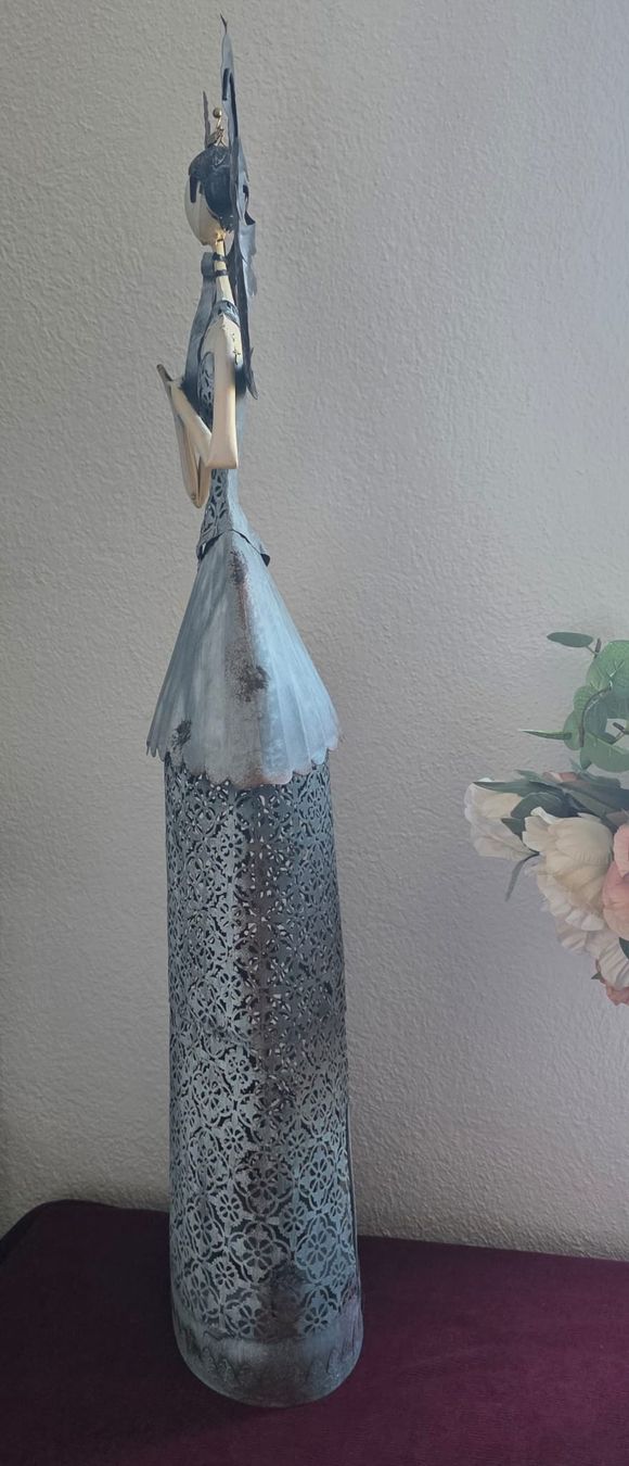 Tutte le decorazioni: Metallfigur "Engel mit Harfe", Shabby Chic, ca 88cm hoch – Usato da Rheinsulz venduto da Dred 2