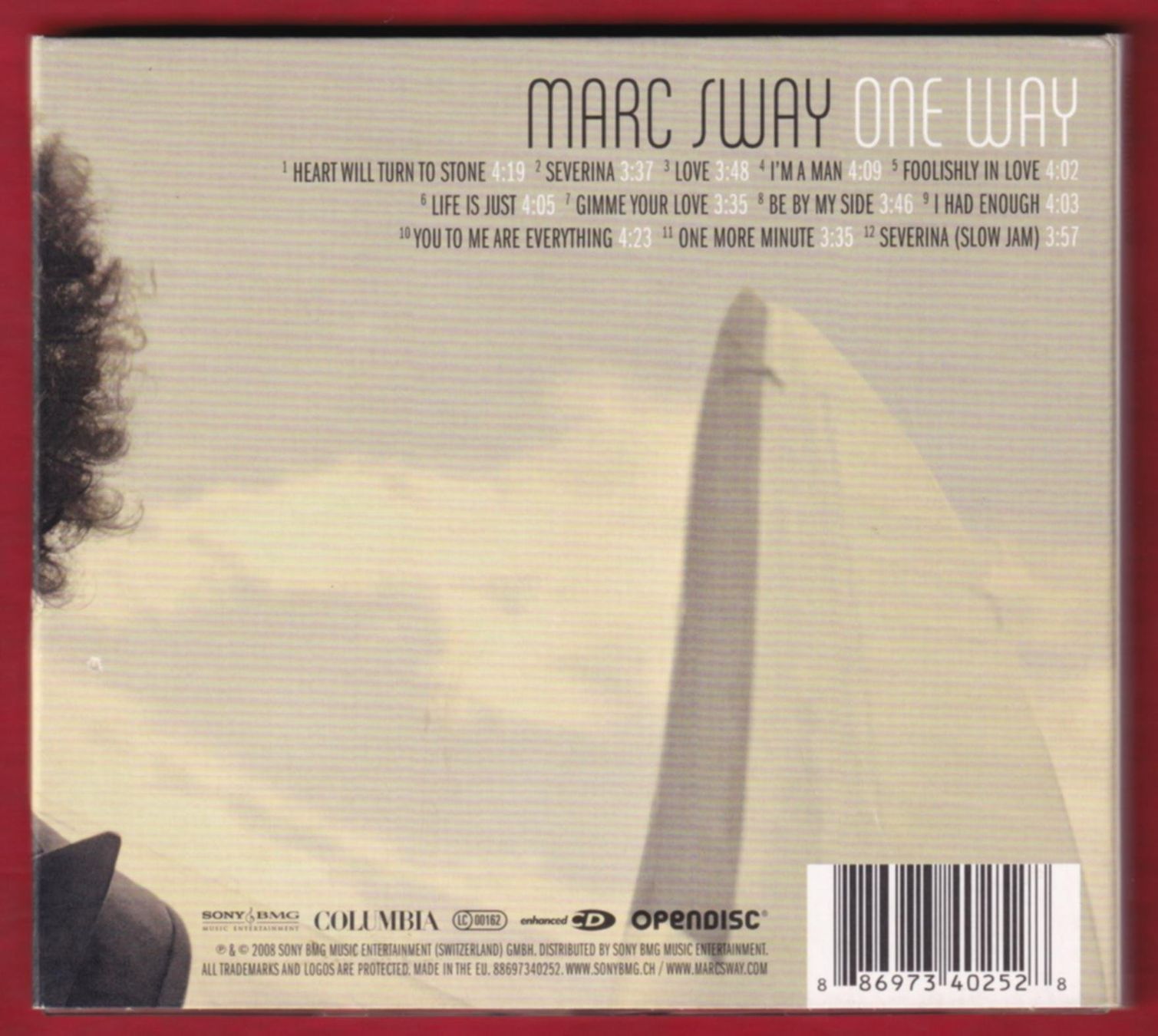 CD: Marc Sway - One Way (CD) – Usato da Zürich venduto da Pfluftl2000 1