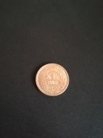50 Rp. Münze'Jahrgang 1965 mit Silberanteil