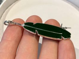 Thomas Sabo XL Anhänger grünes Blatt 🍃 Top 💚