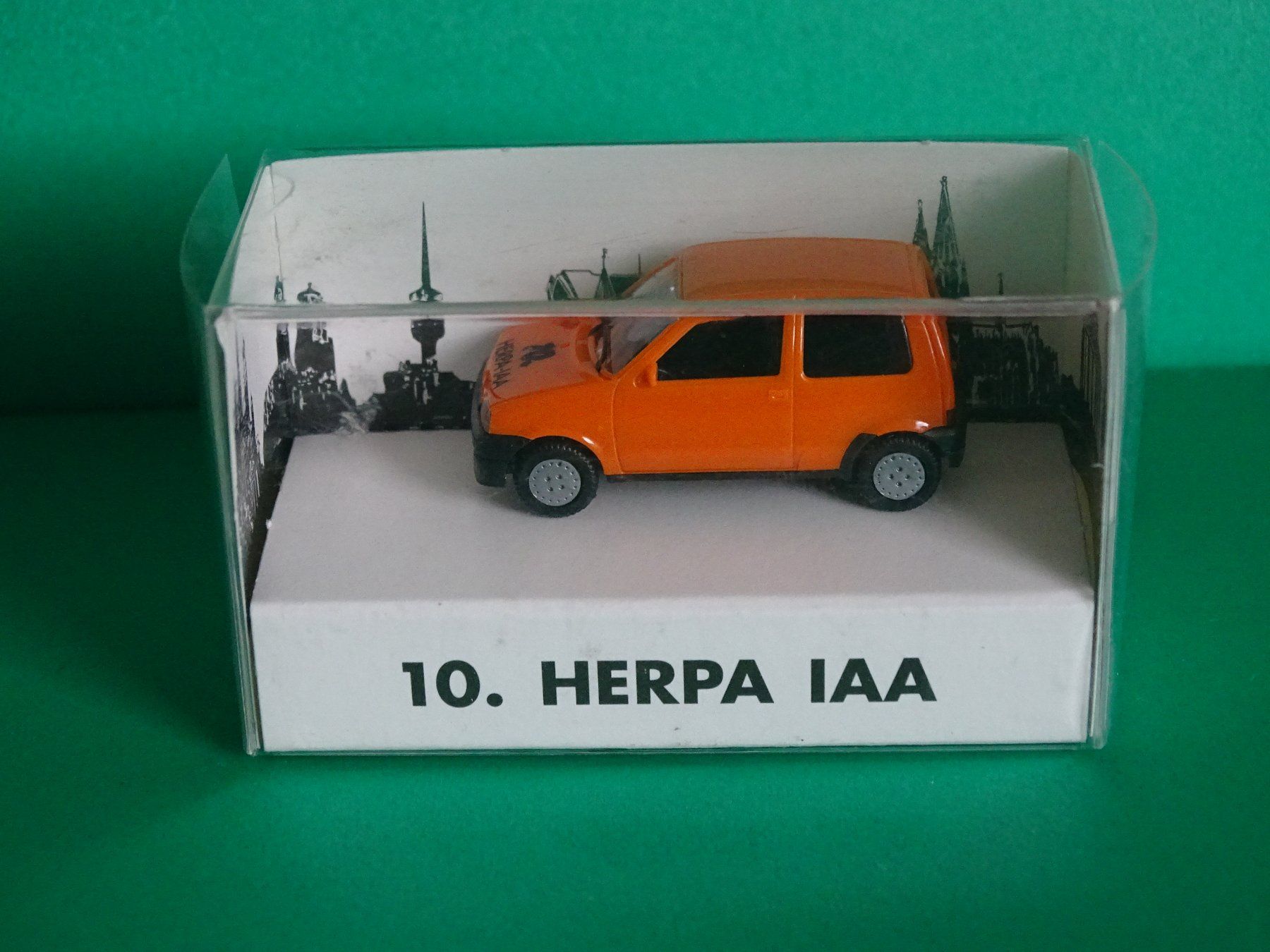 Herpa Modellini d'auto: Fiat 500 von Herpa 1/87 – Usato da Bretzwil venduto da Meex 3