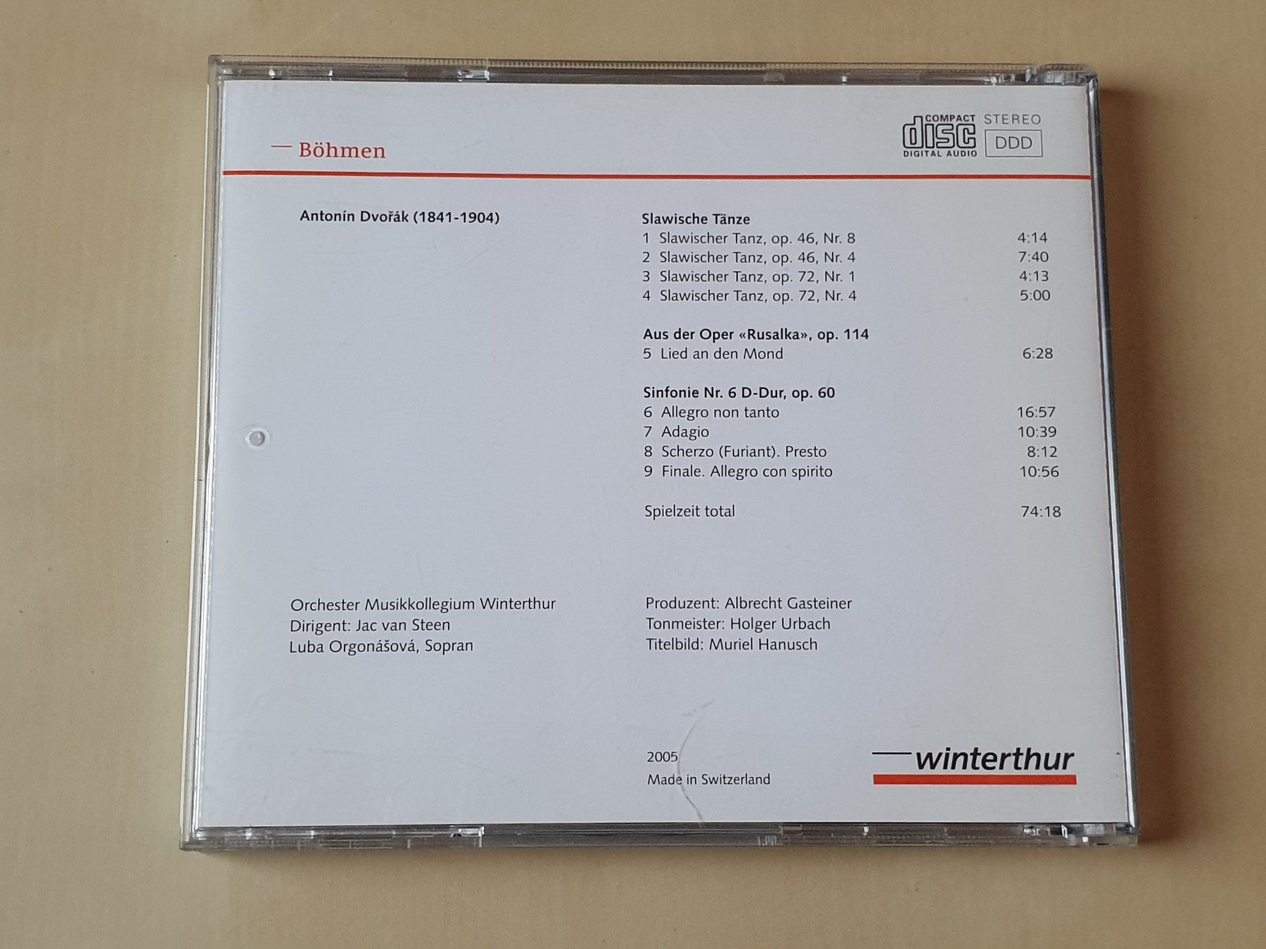 CDs: Böhmen Musikkollegium Winterthur – Gebraucht aus Stansstad von collectorsshop 1