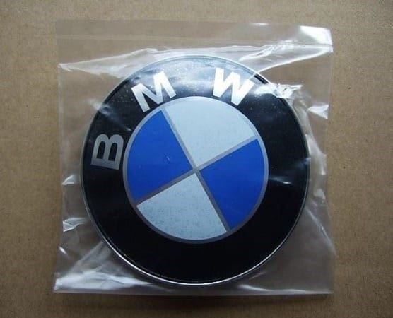 BMW Emblem Logo 82mm Motorhaube