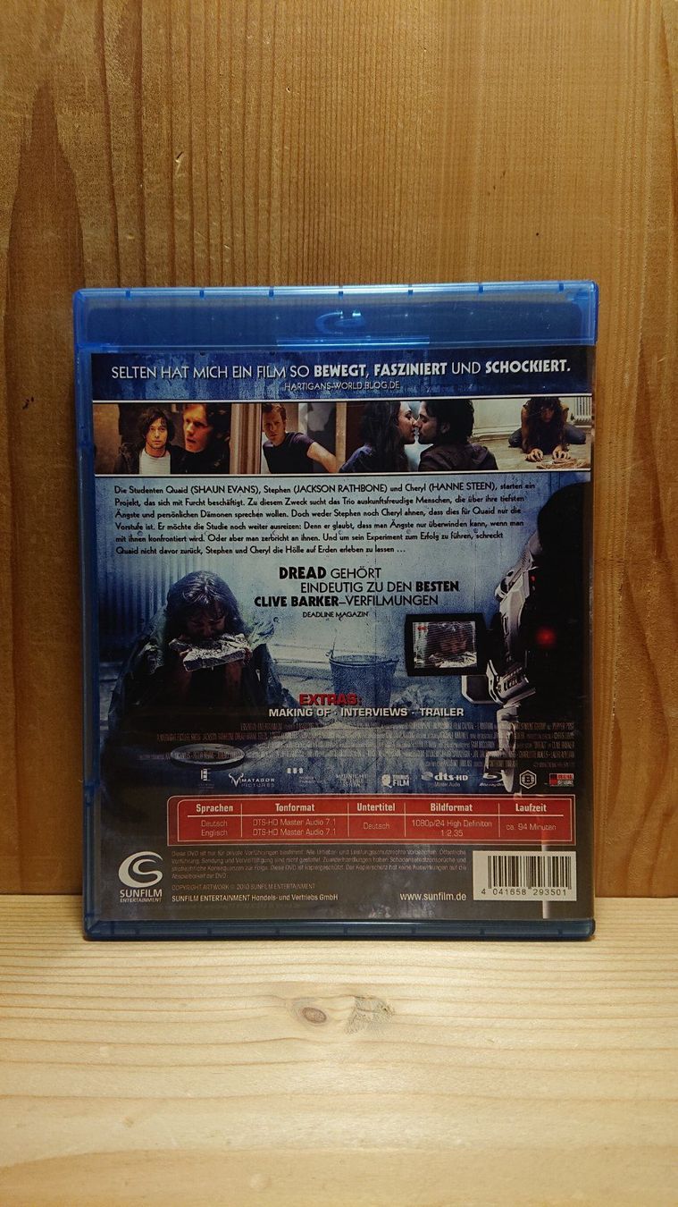 Alle DVDs: Clive Barkers DREAD Blu-Ray Uncut – Gebraucht aus Wilderswil von Exebub 1