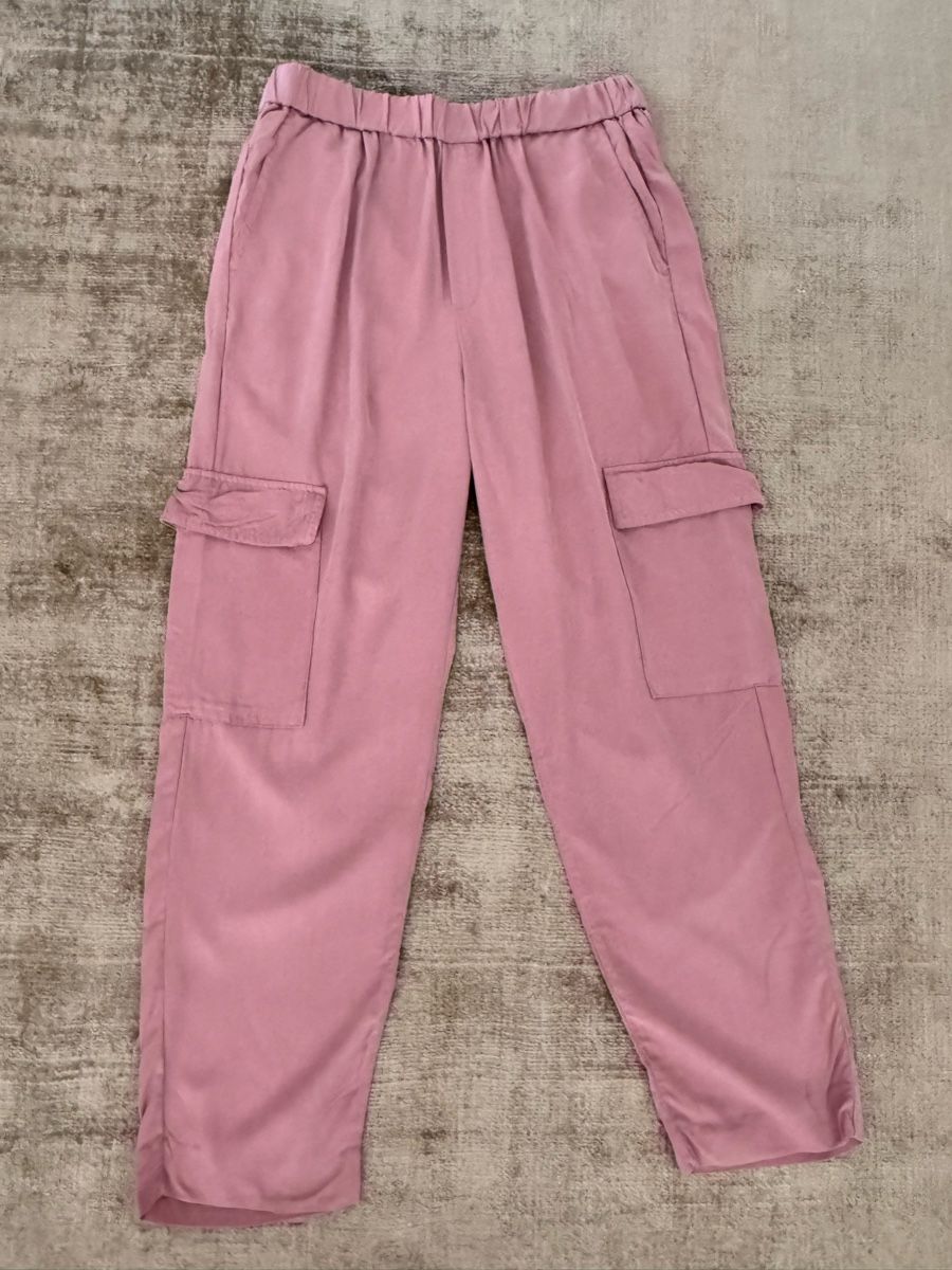 Mango Pantaloni: Mango Women's Pink Cargo Trousers – Nuovo (secondo la descrizione) da Zürich venduto da Tanja_G88 1