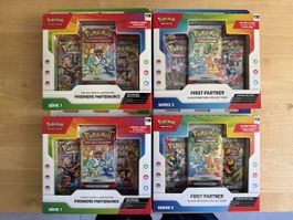 Set pokemon premiers partenaires serie 1-3 FR/ENG