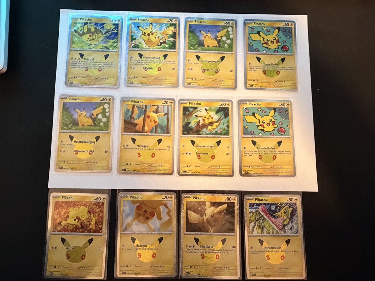Pokémon Carte collezionabili: Pokemon Pikachu 30th  – Nuovo (secondo la descrizione) da Winterthur venduto da stipooo97