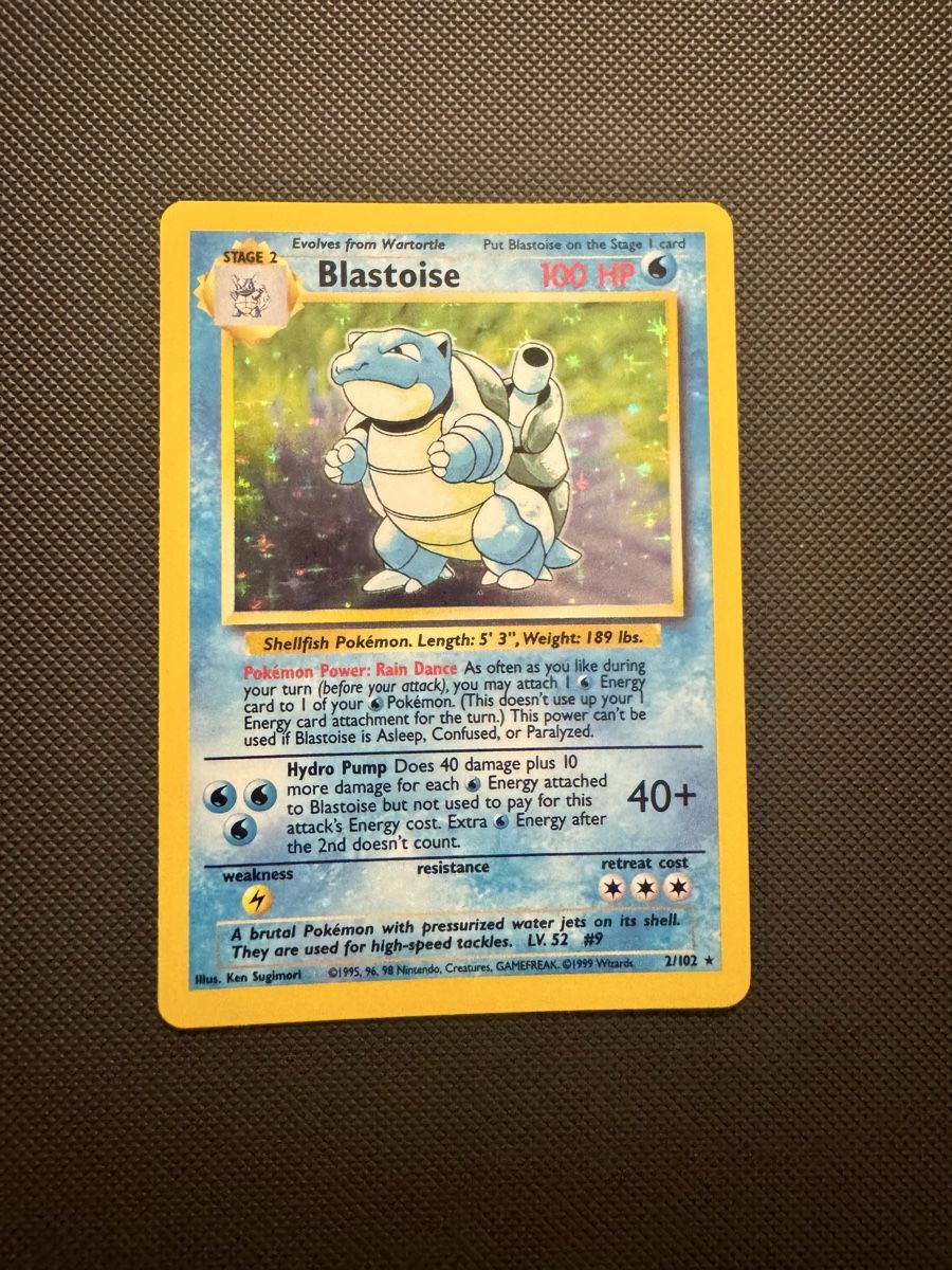 Pokémon Sammelbilder & Trading cards: Blastoise Base Set Holo – Gebraucht aus Pfäffikon ZH von POK9090