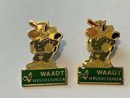 2 Pin Waadt Versicherungen Vaudoise