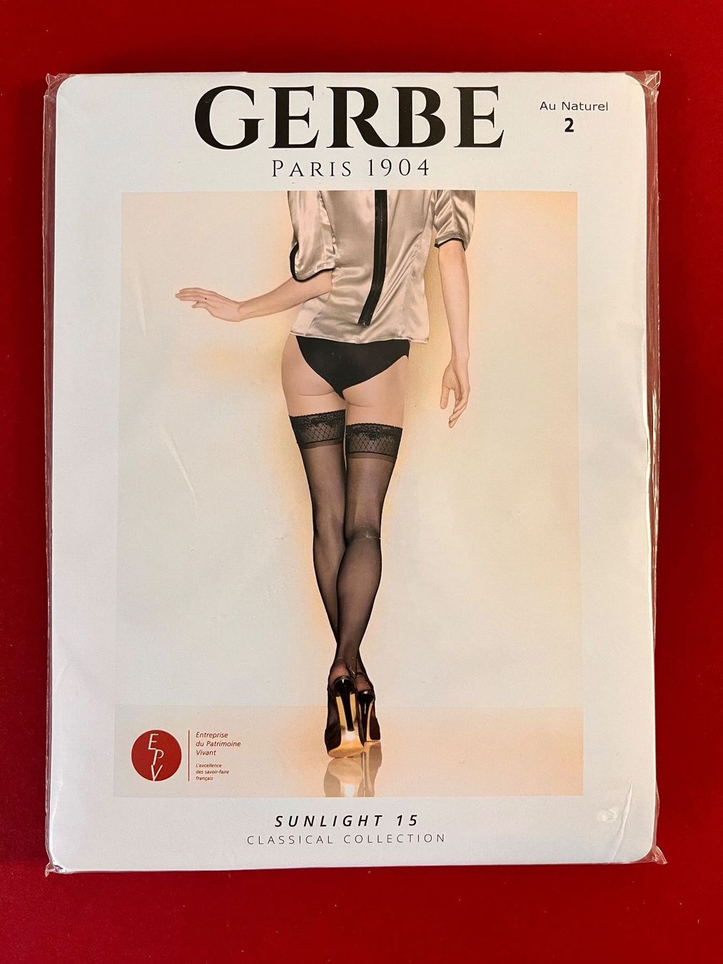 Strümpfe & Strumpfhosen: GERBE, Halterlose Strümpfe SUNLIGHT 15, Gr. S (2), Hellbeige – Neu und originalverpackt aus Rudolfstetten von gst_g7xl