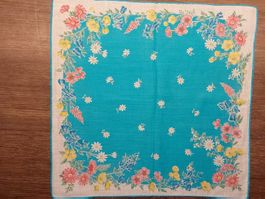 Taschentuch Motiv Blumen