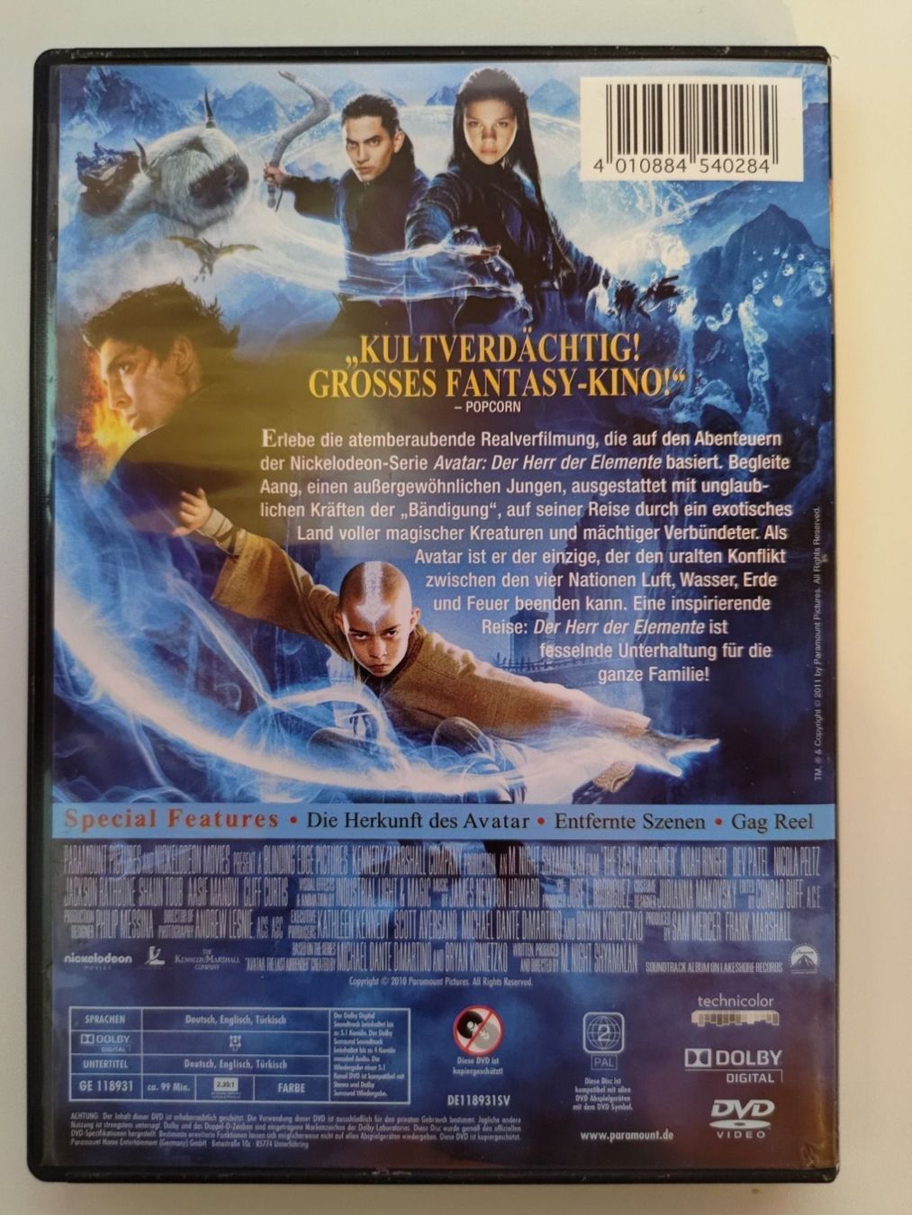 Tutti i DVDs: Die Legende von Aang – Usato da Liestal venduto da Kratzilla 2