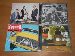 KLEINES LOT MIT 4 CDs VON ZÜRI WEST - TOPP!