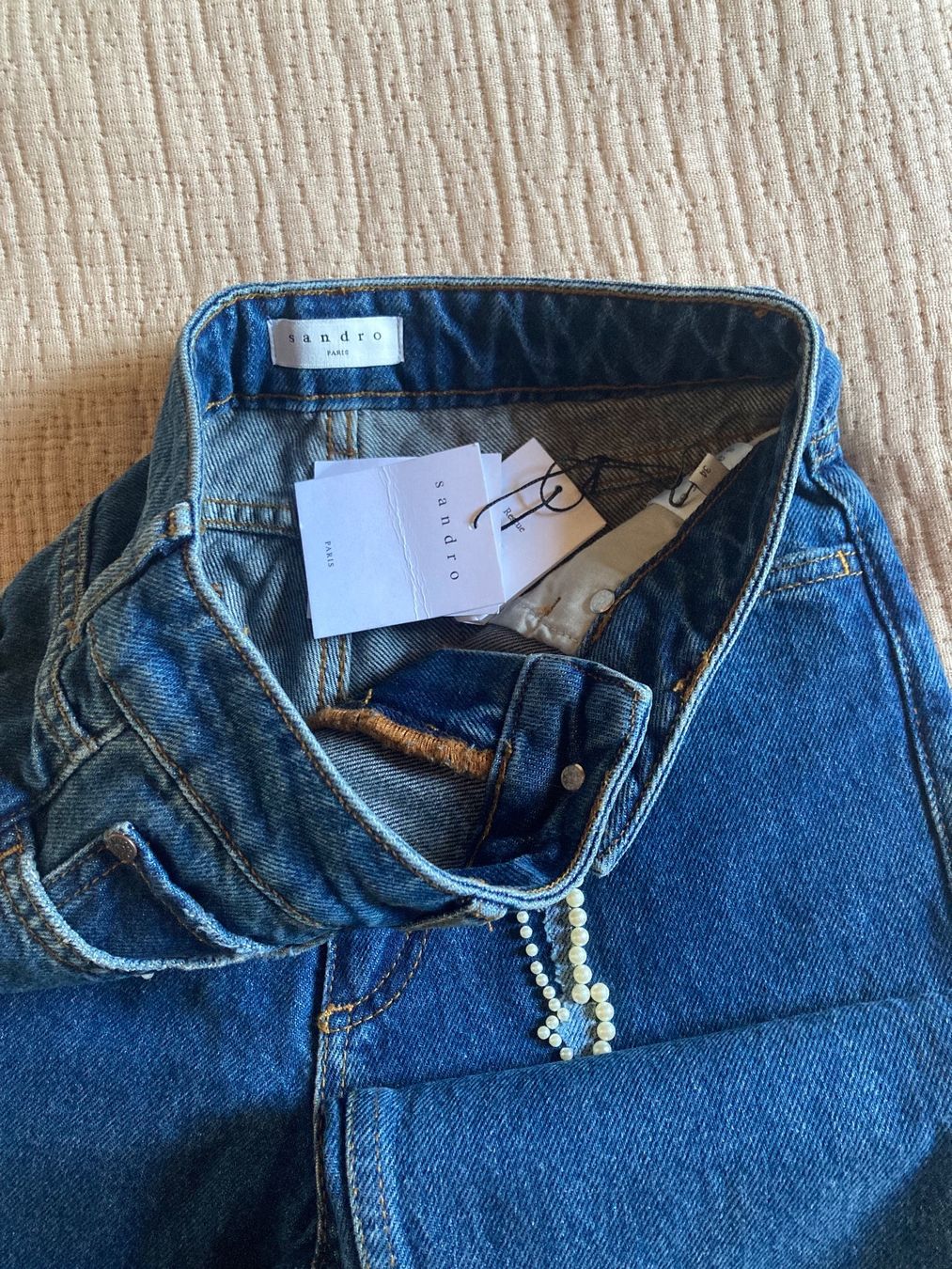 Sandro Jeans: Sandro Jeans mit Perlen – Nuovo e nell'imballaggio originale da Luzern venduto da AM2nd 5