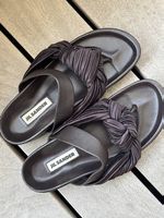 Jil Sander Knotted Sandals  Dark Brown  EU 39