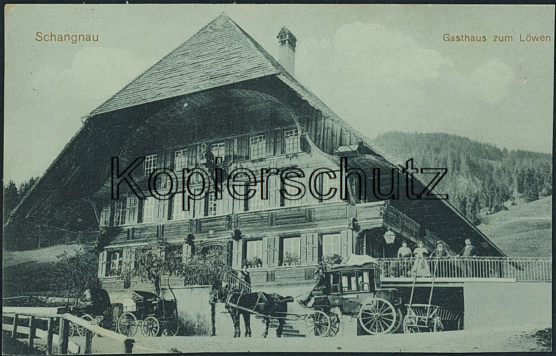 Ansichtskarten: BE Schangnau - Postkutsche - Kutsche – Gebraucht aus Schindellegi von dolpitz