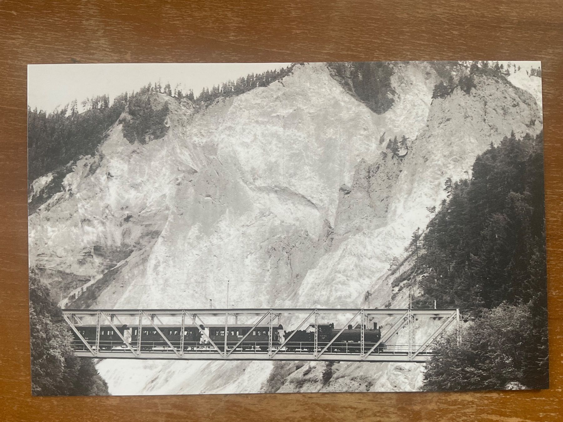 Ansichtskarten: AK Rhätische Bahn auf der Brücke Isla Bella – Gebraucht aus Zürich von Tolima194