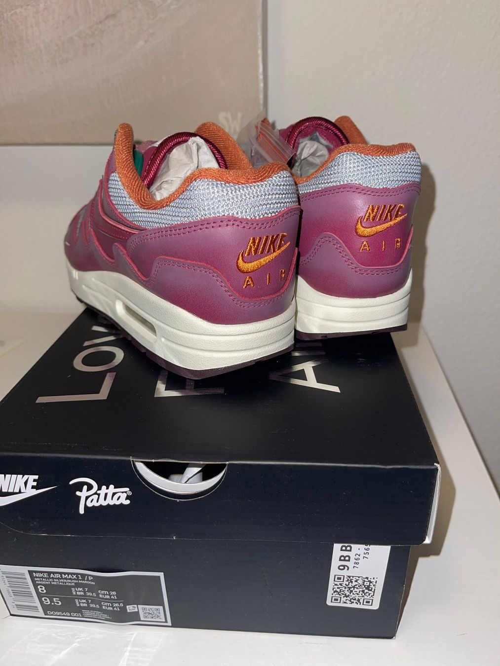 Nike Herrenschuhe: Nike Air Max 1 Patta " Waves with Bracelet " EU 41 – Neu und originalverpackt aus Luzern von blumentopf783 1