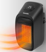 Mini-Heizstrahler - 400W - LED-Anzeige - 230V - schwarz