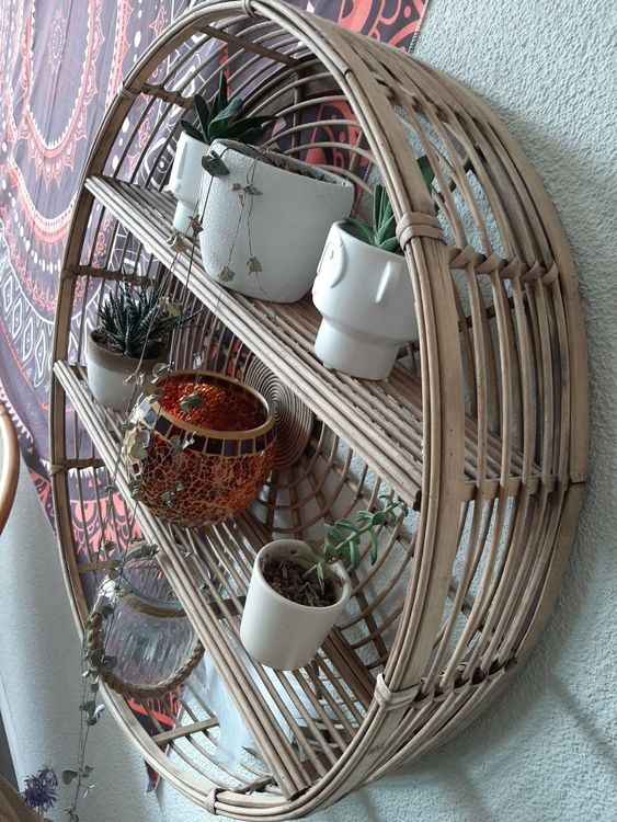 Wanddeko/ Regal aus Bambus Kaufen auf Ricardo